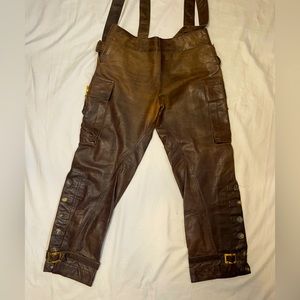 MARNI leather overalls